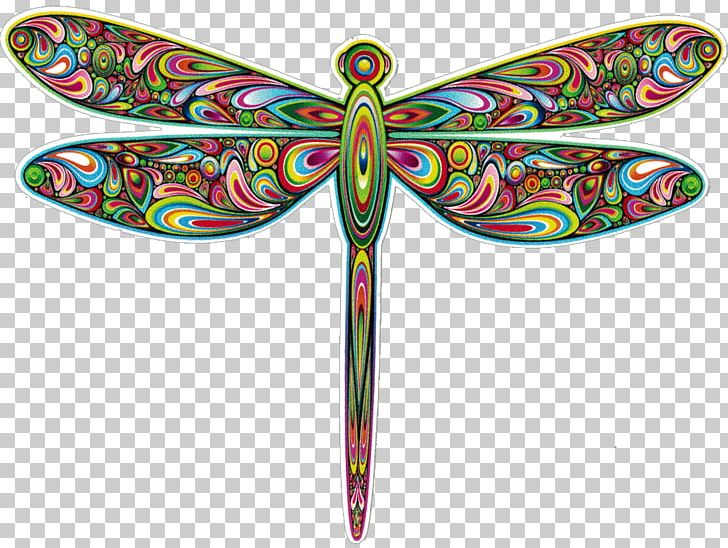 Dragonfly Psychedelic Art Psychedelia PNG, Clipart, Art, Arthropod, Butterfly, Clip Art, Color Free PNG Download
