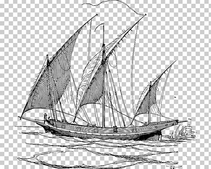Sailing Ship Dhow Sailboat PNG, Clipart, Brig, Caravel, Carrack, Naval Architecture, Proa Free PNG Download