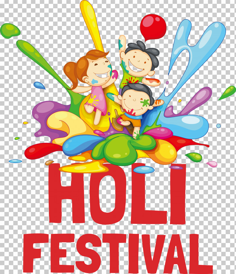 holi festival clipart