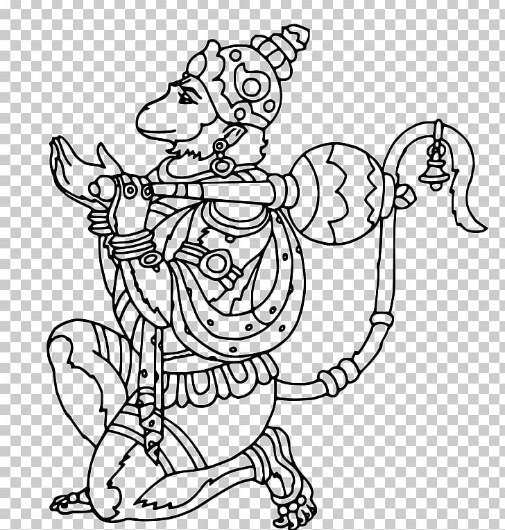 Drawing Sketch Sticker Angry Hanuman Vector Editable Illustration Anjaneya  Stock Vector by ©manjunaths88@gmail.com 478922018