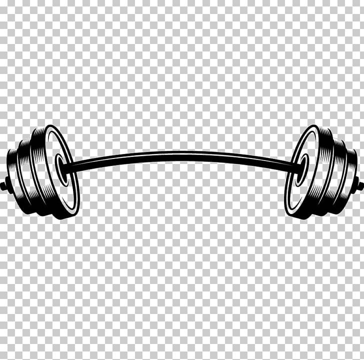 Fitness Centre Physical Fitness Bodybuilding Decal Sticker PNG, Clipart, 8 Th, Auto Part, Barbell, Black And White, Bodybuilding Free PNG Download