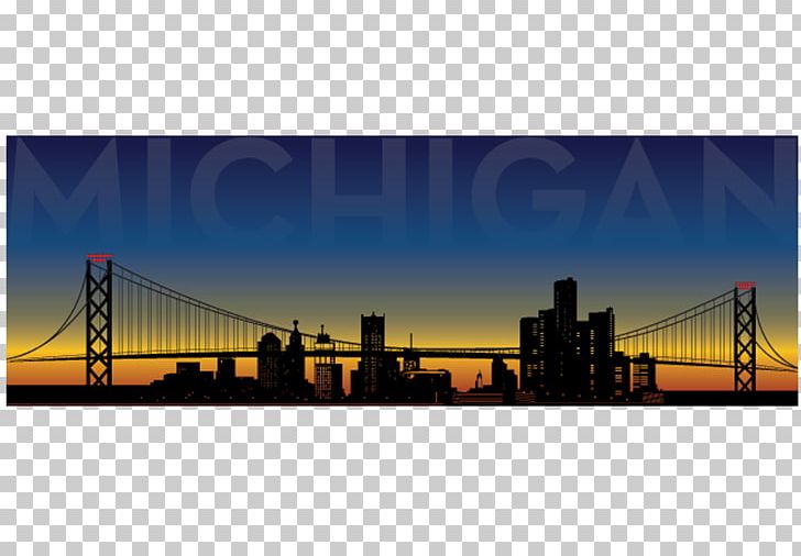 Detroit Skyline Cityscape PNG, Clipart, Bridge, City, Cityscape, Computer Icons, Detroit Free PNG Download