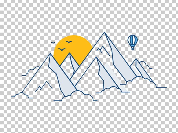 Mountain Sunrise Hot Air Balloon Illustration PNG, Clipart, Air Balloon, Angle, Area, Art, Balloon Free PNG Download