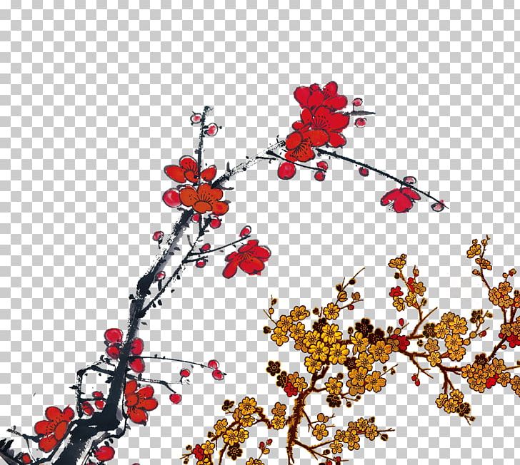 Flower PNG, Clipart, Branch, Chimonanthus Praecox, China, China Creative Wind, Chinese Lantern Free PNG Download
