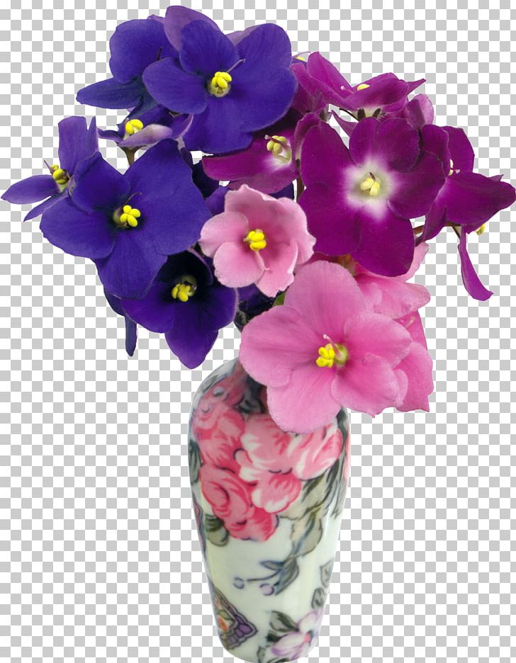 Flower Violet Leaf Pink Vase PNG, Clipart, Artificial Flower, Blossom, Blue, Color, Cultivar Free PNG Download