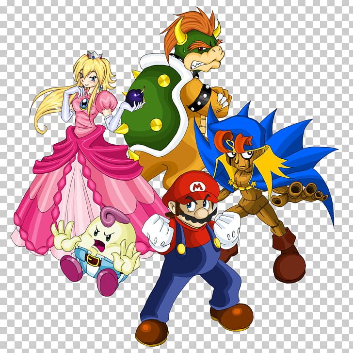 Super Mario RPG Princess Peach Bowser Super Nintendo Entertainment System PNG, Clipart, Anime, Art, Bowser, Cartoon, Fictional Character Free PNG Download