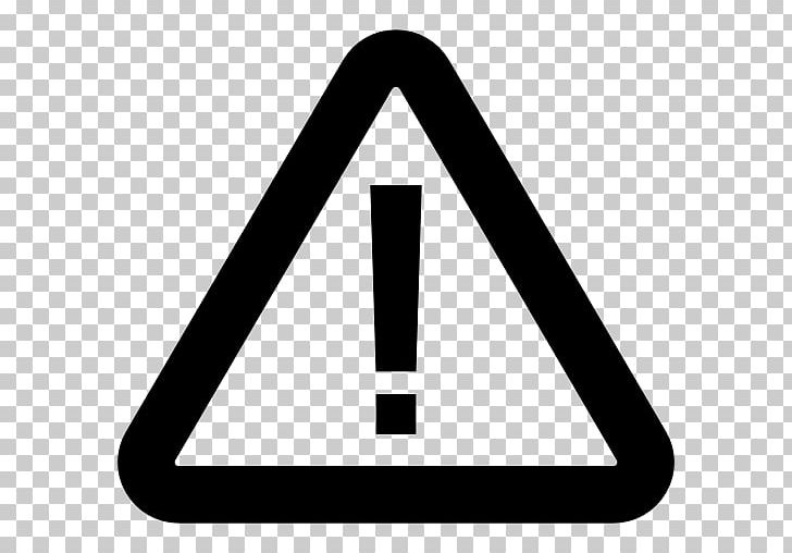 Warning Sign Computer Icons Symbol Exclamation Mark PNG, Clipart, Angle, Area, Black And White, Brand, Clip Art Free PNG Download