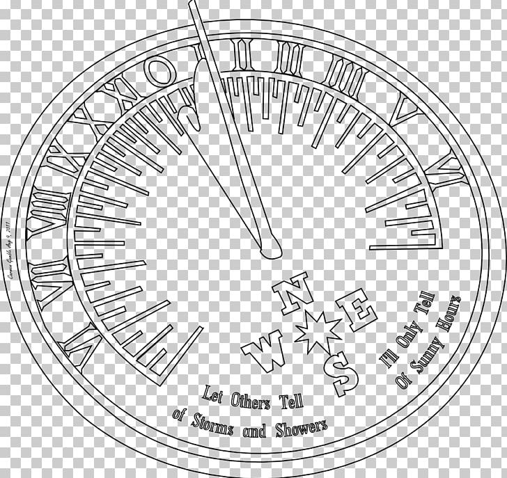 Sundial Drawing Compass Clock PNG, Clipart, Angle, Area, Artists Statement, Black And White, Circle Free PNG Download