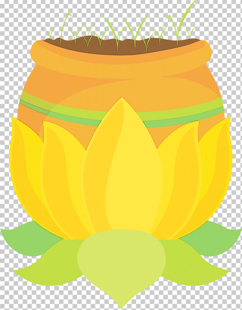 Flower Flowerpot Yellow Fruit Plants PNG, Clipart, Biology, Flower, Flowerpot, Fruit, Paint Free PNG Download