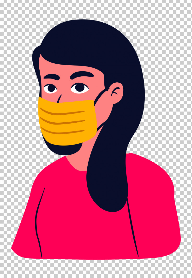 Girl With Mask Girl Mask PNG, Clipart, Cartoon, Face, Facial Hair, Forehead, Girl Free PNG Download