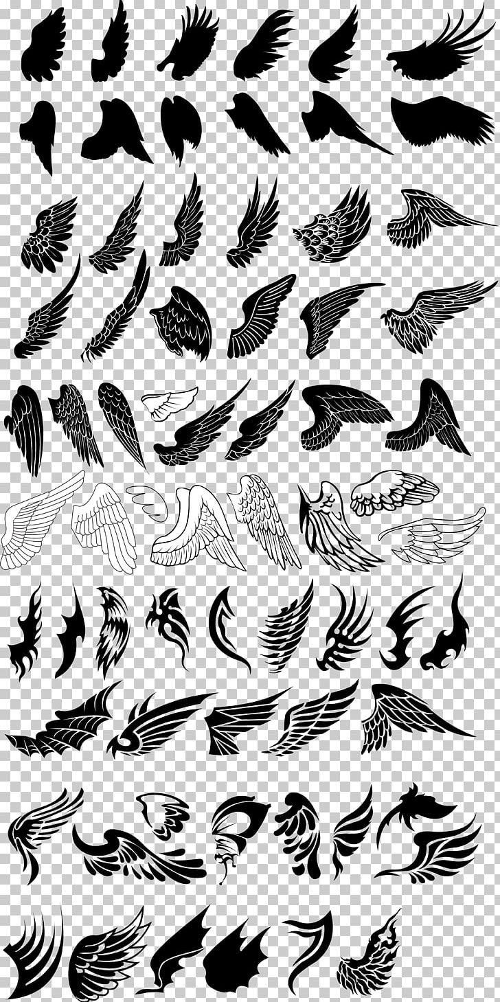 Bird Drawing Euclidean PNG, Clipart, Angel, Angels Wings, Angel Wing, Angel Wings, Black Free PNG Download