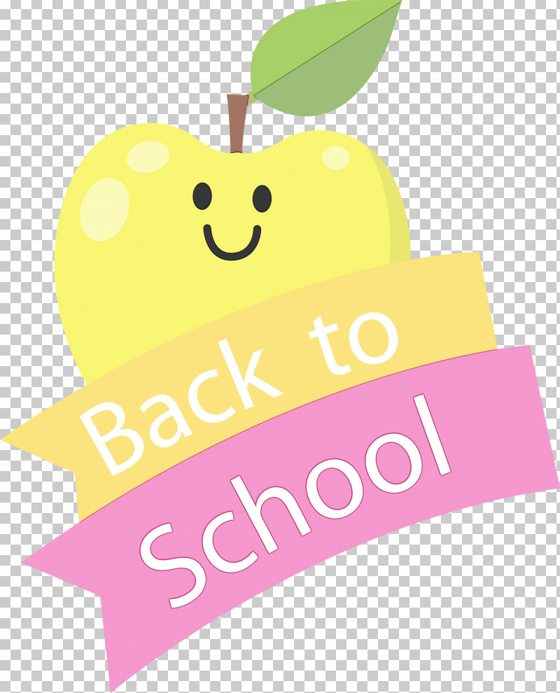 Logo Yellow Cartoon Smiley Line PNG, Clipart, Back To School, Cartoon, Fruit, Geometry, Happiness Free PNG Download