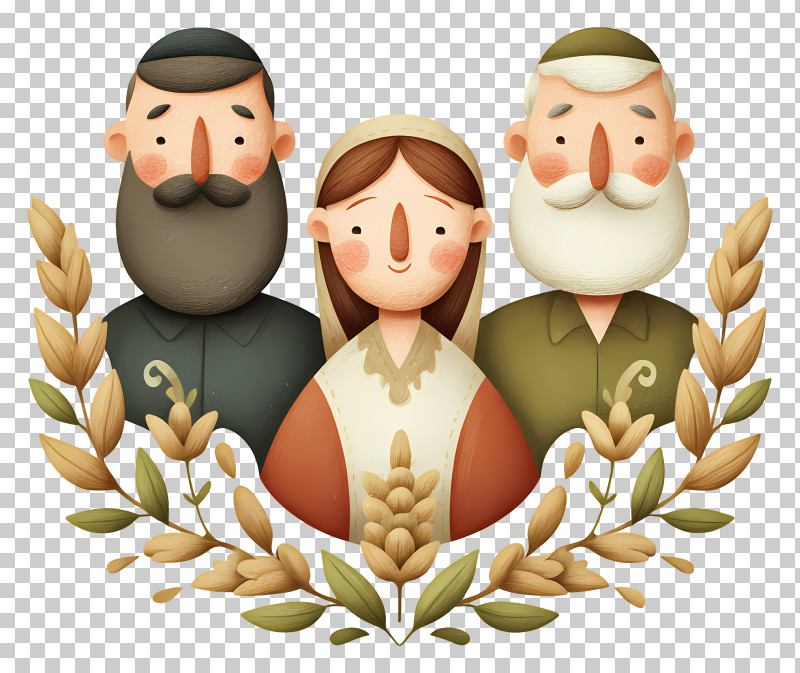 Shavuot Icon - Traditional Family Portrait PNG