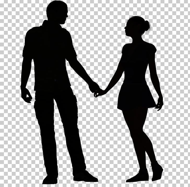 Silhouette Couple PNG, Clipart, Animals, Arm, Black And White, Communication, Conversation Free PNG Download