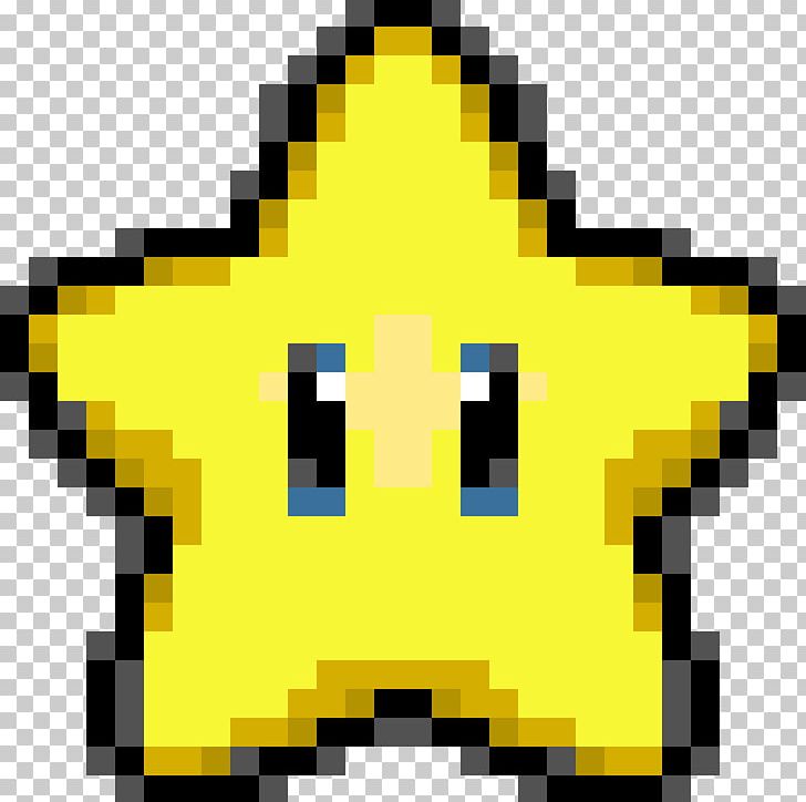 super mario pixel star
