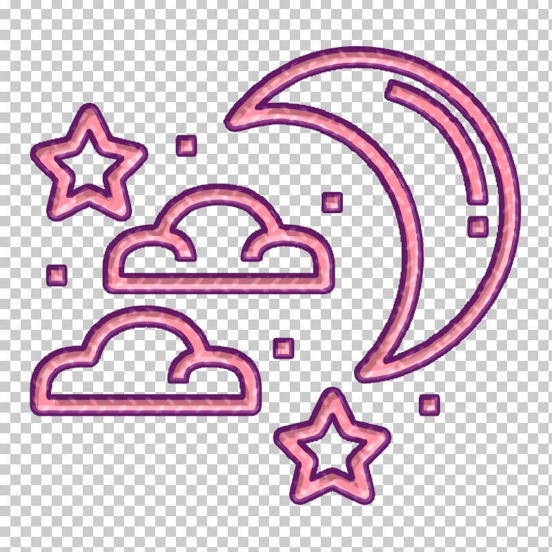 Half Moon Icon Prom Night Icon Night Icon PNG, Clipart, Half Moon Icon, Line, Night Icon, Pink, Prom Night Icon Free PNG Download