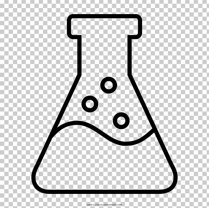 Chemistry Drawing Laboratory Coloring Book Erlenmeyer Flask PNG, Clipart, Angle, Area, Atom, Black And White, Chemistry Free PNG Download
