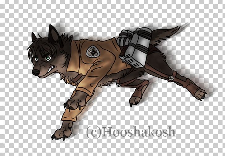 Gray Wolf Eren Yeager Mikasa Ackerman Digital Art PNG, Clipart, Anime, Art, Artist, Attack On Titan, Carnivoran Free PNG Download