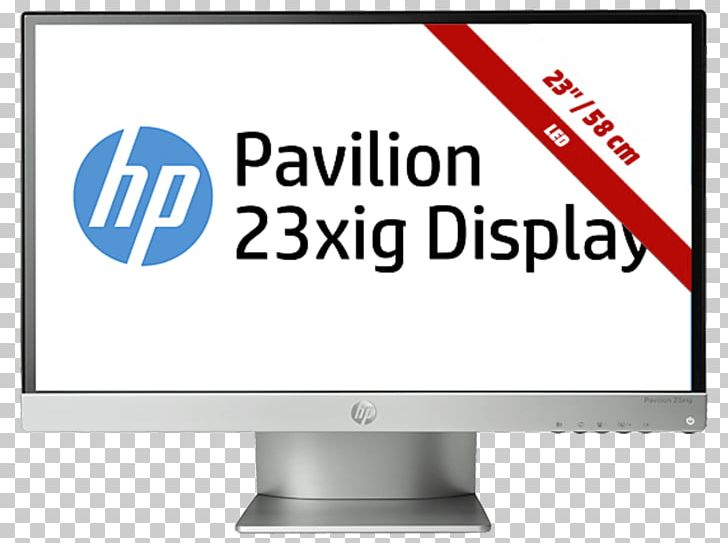Hewlett-Packard HP Pavilion 23xi IPS Panel HP Pavilion 20xi Computer Monitors PNG, Clipart, 1080p, Advertising, Area, Backlight, Brand Free PNG Download