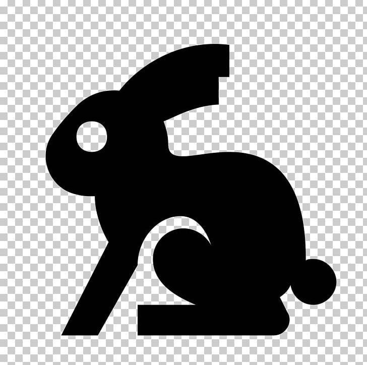 Rabbit Easter Bunny Computer Icons PNG, Clipart, Animals, Black, Black And White, Carnivoran, Cat Like Mammal Free PNG Download