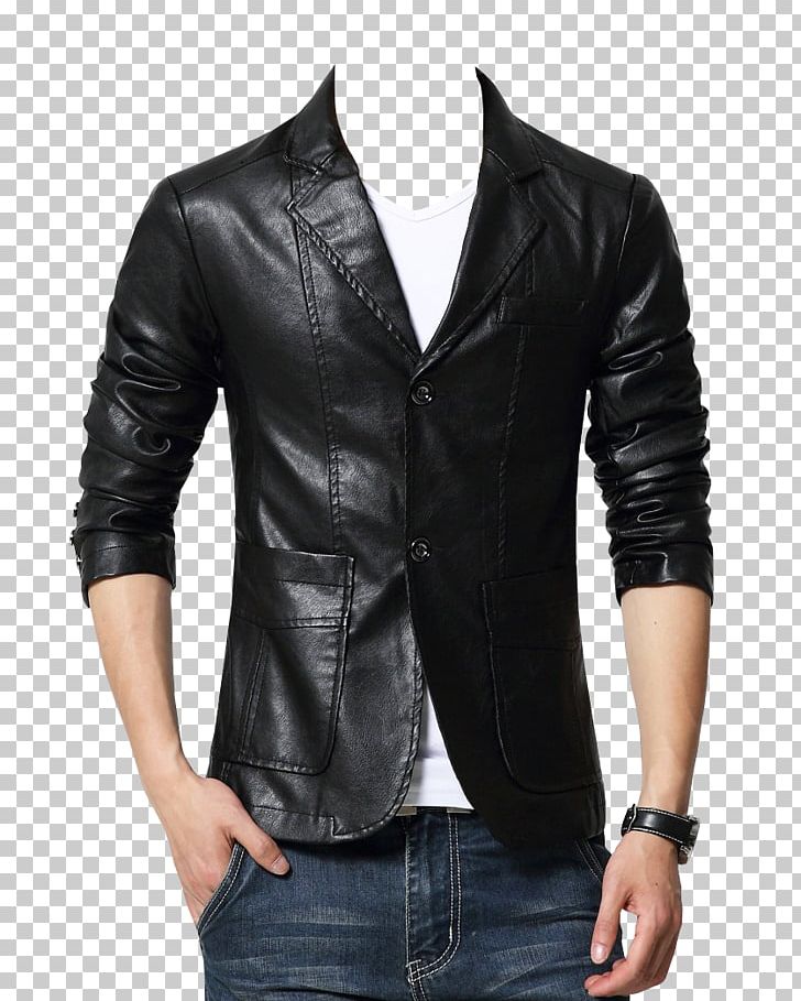 Leather Jacket Leather Jacket Blazer Coat PNG, Clipart, Black, Blazer, Cloth, Clothing, Coat Free PNG Download