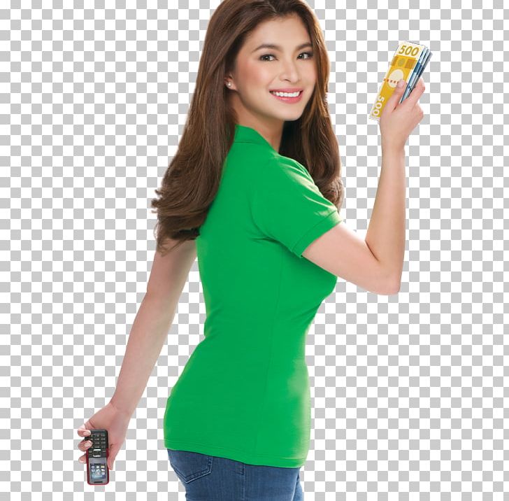 Angel Locsin Philippines Smart Padala T-shirt Female PNG, Clipart, Angel Locsin, Arm, Brown Hair, Clothing, Female Free PNG Download