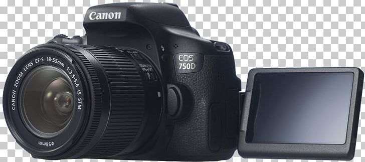 Canon EOS 750D Canon EOS 760D Canon EOS 7D Digital SLR Camera PNG, Clipart, Camera, Camera Lens, Canon, Canon Efs 1855mm Lens, Canon Eos Free PNG Download
