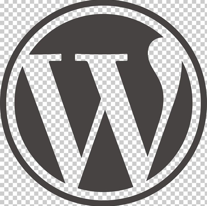 WordPress Computer Icons Logo PNG, Clipart, Area, Black And White, Blog, Brand, Circle Free PNG Download