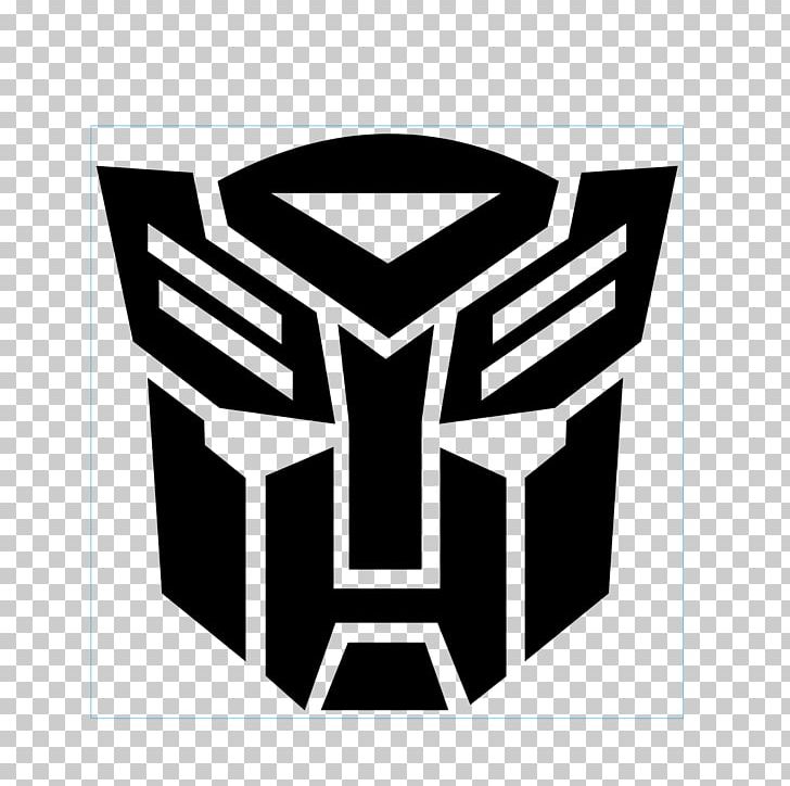 Transformers Autobots Bumblebee Optimus Prime Logo PNG, Clipart, Autobot, Black, Black And White, Brand, Decal Free PNG Download