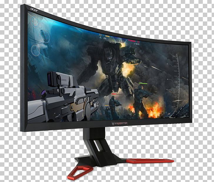 ACER Predator Z35P Predator X34 Curved Gaming Monitor Computer Monitors Nvidia G-Sync 21:9 Aspect Ratio PNG, Clipart, 219 Aspect Ratio, Acer, Acer Aspire Predator, Electronics, Hdmi Free PNG Download