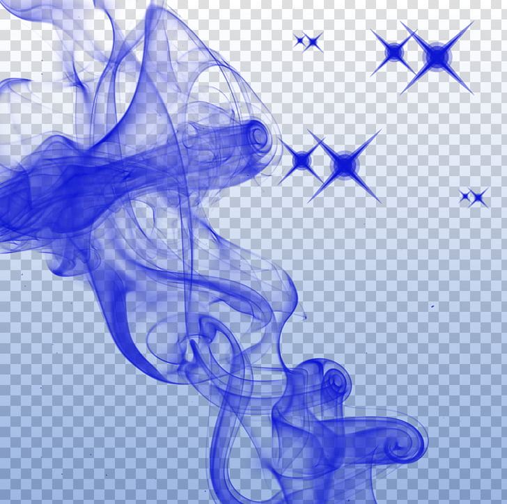 Blue Smoke Background Material PNG, Clipart, Background Material, Blue, Cdr, Computer Graphics, Computer Icon Free PNG Download