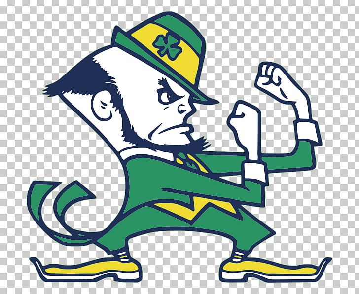 Notre Dame Fighting Irish Football University Of Notre Dame Leprechaun Mascot PNG, Clipart, Area, Art, Artwork, Assistant Village Idiot, Chief Wahoo Free PNG Download