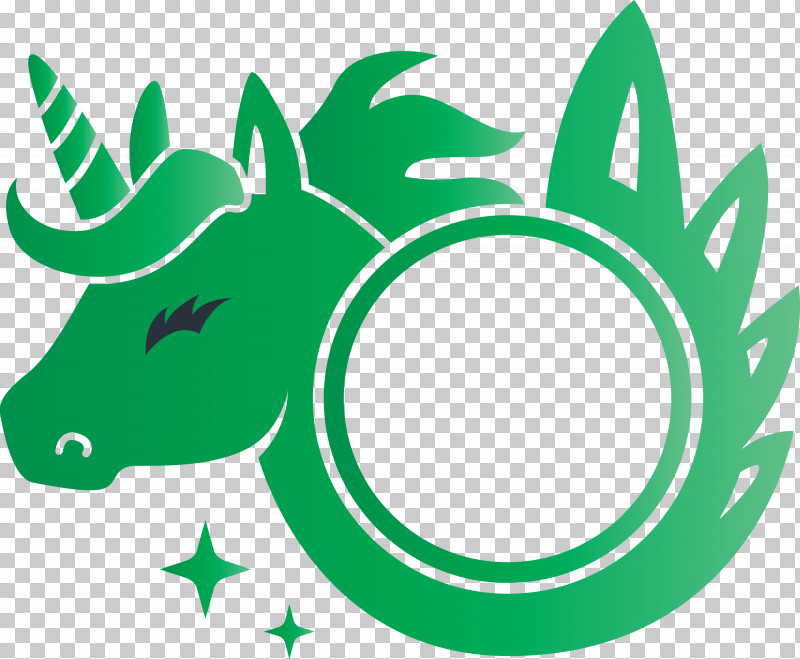 Unicorn Frame PNG, Clipart, Green, Unicorn Frame Free PNG Download