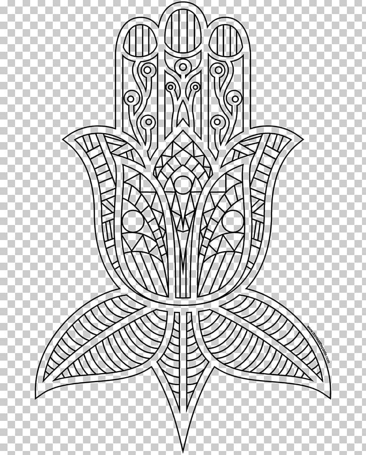 Coloring Book Hamsa Child Line Art PNG, Clipart, Adult, Angle, Art, Artwork, Black And White Free PNG Download