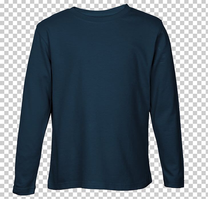 Long-sleeved T-shirt Crew Neck PNG, Clipart, Active Shirt, Blouse, Blue, Clothing, Cobalt Blue Free PNG Download