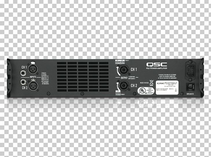 QSC Audio Products Electronics Audio Power Amplifier QSC PLX3602 PNG, Clipart, Audio Equipment, Electronic Device, Electronics, Others, Plx Free PNG Download