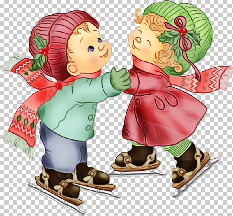 Cartoon Interaction Ice Skating Recreation Winter Sport PNG, Clipart, Cartoon, Ice Skating, Interaction, Love, Paint Free PNG Download