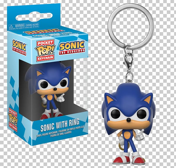 Sonic The Hedgehog Funko Dragon Ball Goku Pocket Pop Keychain Key Chains Sonic With Ring Funko Pop! Keychain PNG, Clipart,  Free PNG Download