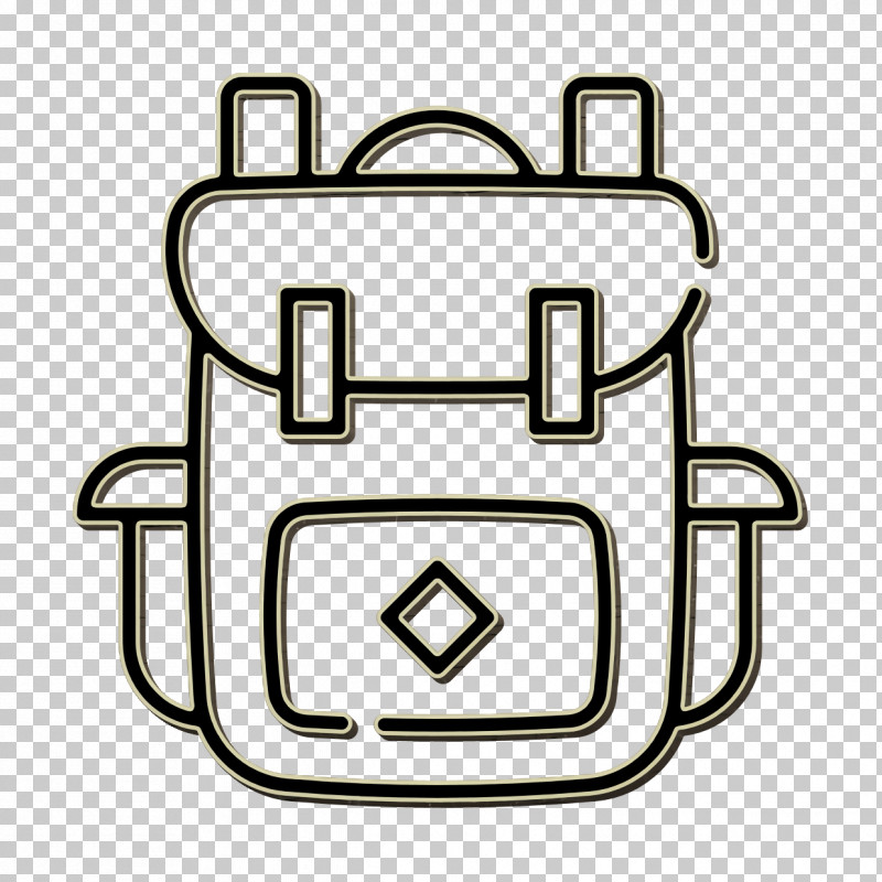 Summer Camp Icon Backpack Icon PNG, Clipart, Backpack Icon, Coloring Book, Line Art, Summer Camp Icon Free PNG Download