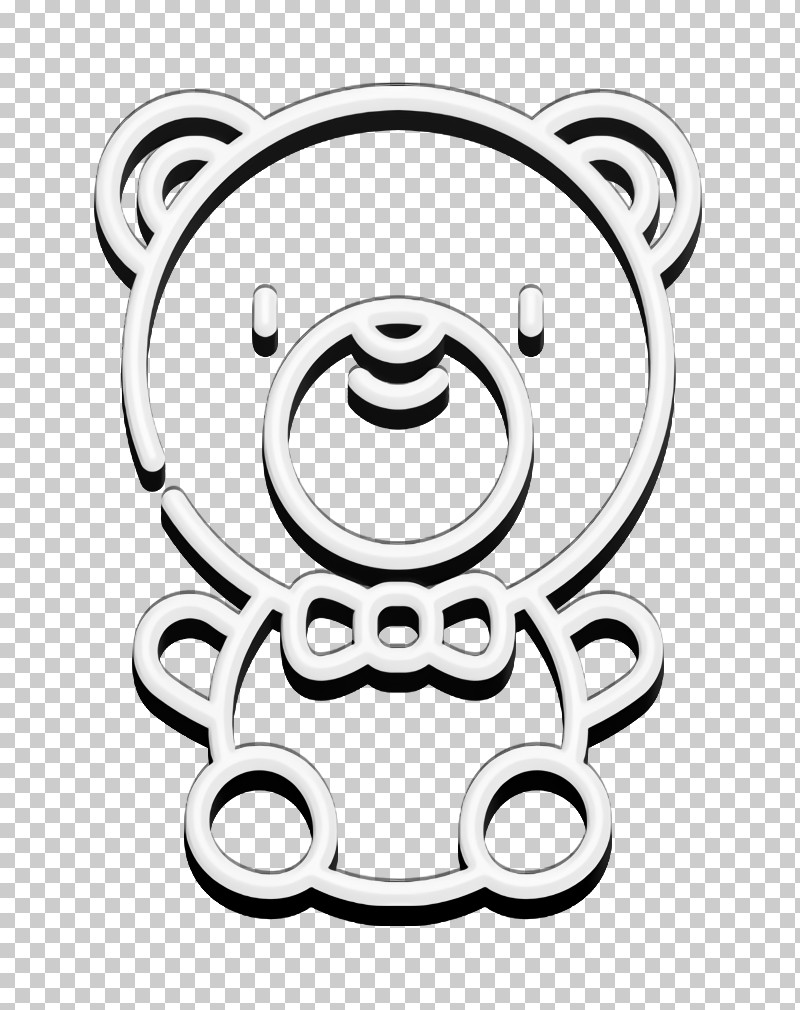 Teddy Bear Icon Maternity Icon Toy Icon PNG, Clipart, Black, Black And White, Circle, Human Body, Jewellery Free PNG Download