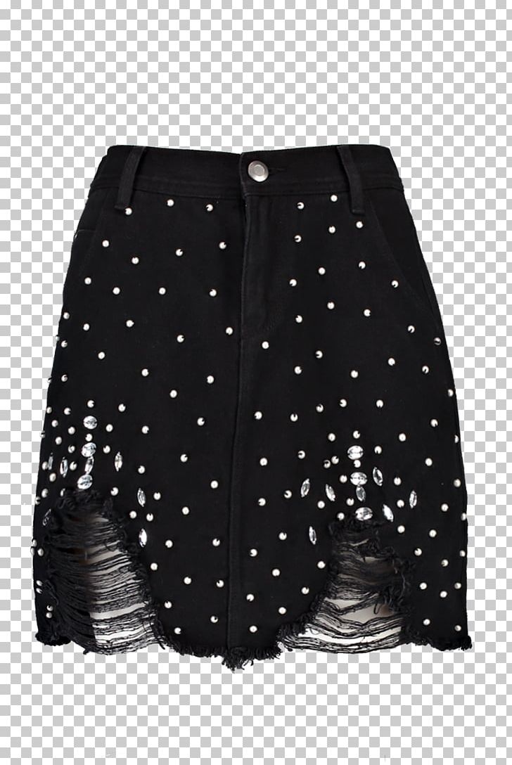Polka Dot Denim Skirt Waist Woman PNG, Clipart, Black, Black M, Boohoocom, Denim, Denim Skirt Free PNG Download