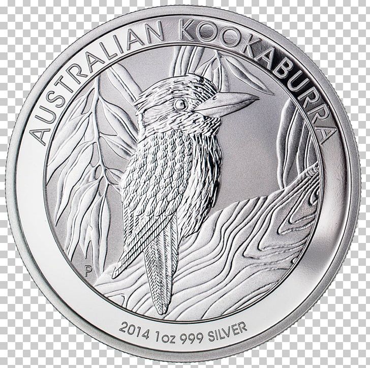 Perth Mint Silver Coin Australian Silver Kookaburra PNG, Clipart, Australia, Australian One Dollar Coin, Australian Silver Kookaburra, Black And White, Bullion Free PNG Download