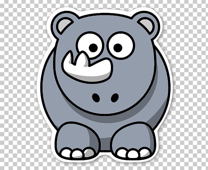 Rhinoceros PNG, Clipart, Area, Artwork, Bear, Black And White, Carnivoran Free PNG Download