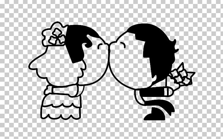 Kiss Wedding Drawing Cartoon PNG, Clipart, Arm, Besos, Black, Black And White, Bride Free PNG Download