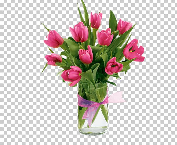 Tulips In A Vase Pink Flower PNG, Clipart, Artificial Flower, Cut Flowers, Floral Design, Floristry, Flowe Free PNG Download