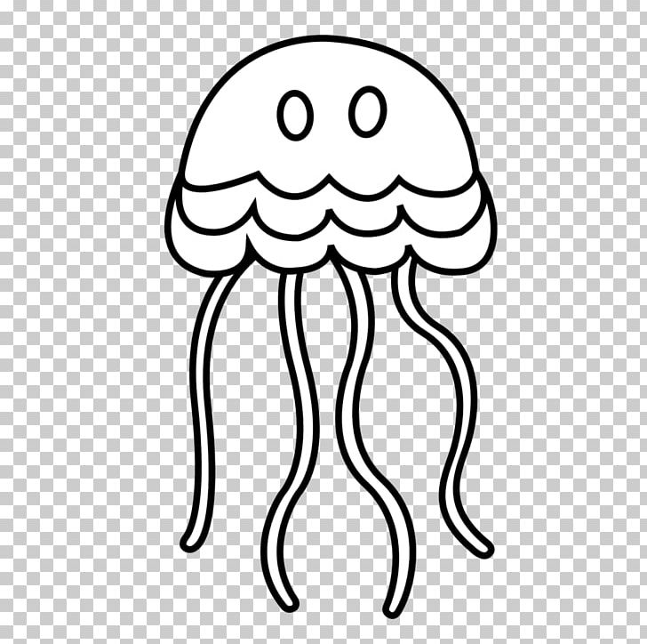 Jellyfish PNG, Clipart, Area, Artwork, Black, Black And White, Cartoon Free PNG Download