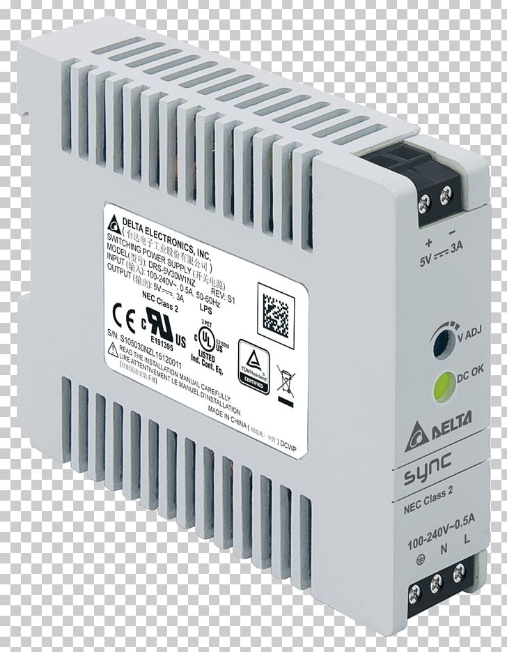 Power Converters Programmable Logic Controllers Electronics DIN Rail Electric Power Conversion PNG, Clipart, 1 Nz, Computer Component, Datasheet, Delta Electronics, Din Rail Free PNG Download