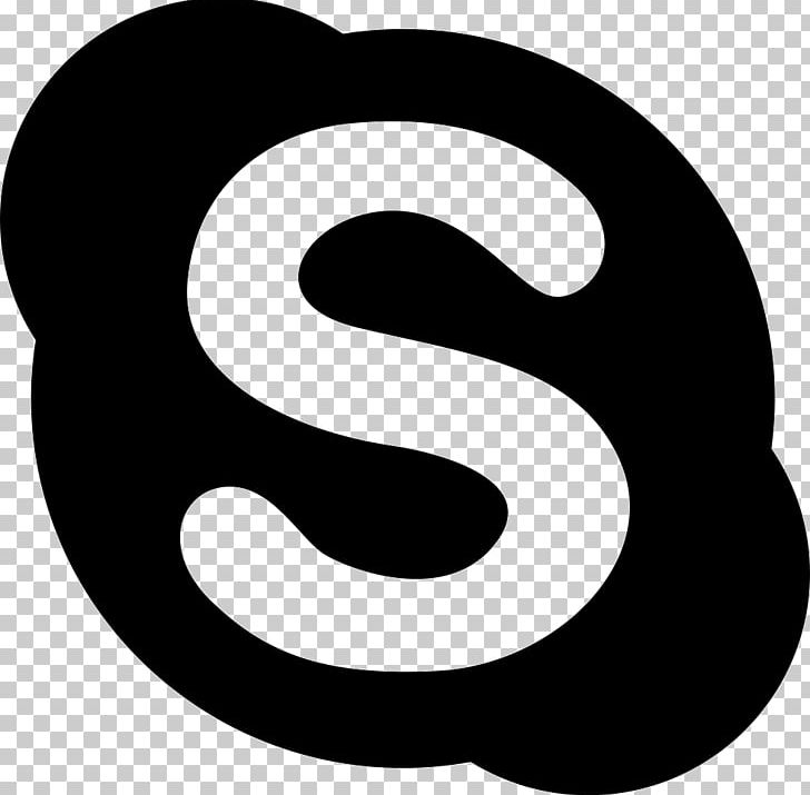 Skype Computer Icons Internet Symbol PNG, Clipart, Area, Black And White, Brand, Circle, Computer Free PNG Download