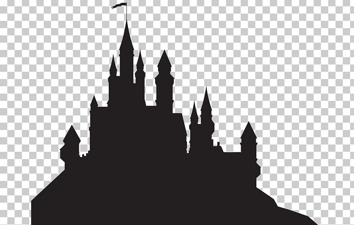 Sleeping Beauty Castle Silhouette PNG, Clipart, Art, Black And White, Castle, Castle Clipart, Chateau Free PNG Download