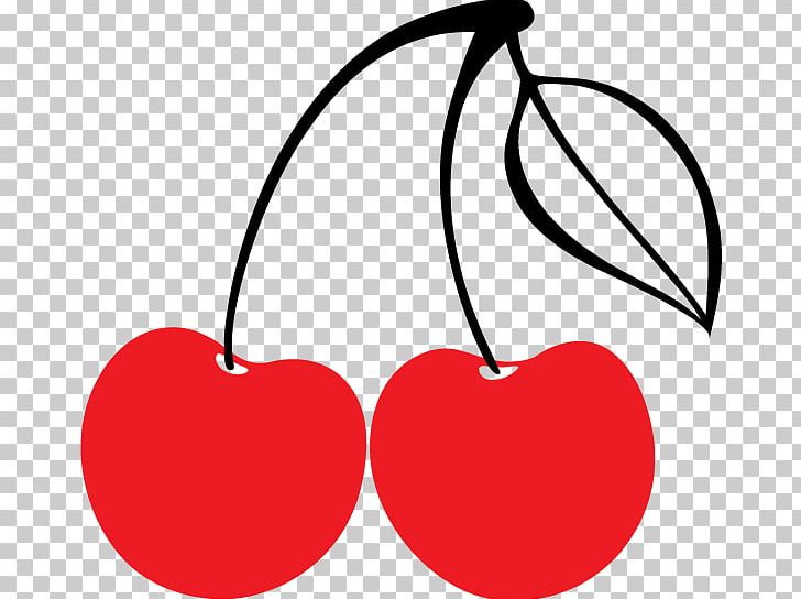 cherry pie clipart black and white heart